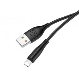 Usams U18 Round Charging and Data Cable Black