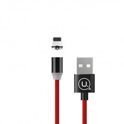 Usams SJ292USB02 Lightning Magnetic Cable 1m Red