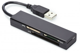 Ednet USB 2.0 Card reader, 4-port