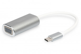 Digitus USB Type-C 1080p VGA Adapter, 20cm cable length