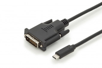 Assmann USB Type-C adapter cable, Type-C to DVI