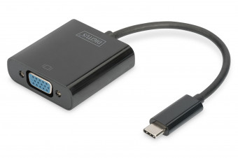 Digitus USB Type-C to VGA Adapter, Full HD 1080p
