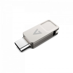 V7 64GB Flash Drive USB3.2 + Type-C Silver