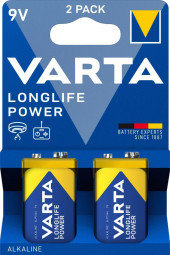 Varta 9V Alkáli Elem 2db/csomag