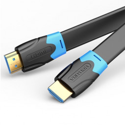Vention Flat HDMI A male - HDMI A male cable 1,5m Black