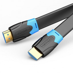 Vention Flat HDMI A male - HDMI A male cable 3m Black