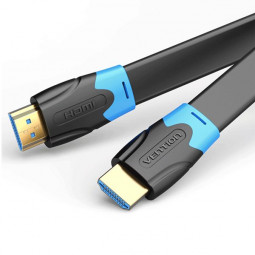 Vention Flat HDMI A male - HDMI A male cable 8m Black