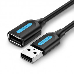 Vention USB 2.0 A Male to A Female Extension Cable 5m Black