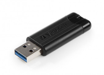 Verbatim 128GB Pinstripe USB3.2 Black