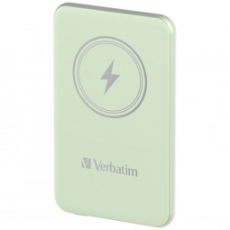 Verbatim Charge 'n' Go Magnetic Wireless 5000mAh PowerBank Green
