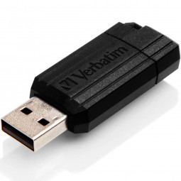 Verbatim 64GB Pinstripe USB2.0 Black