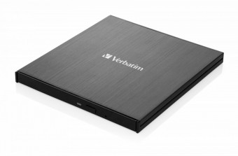 Verbatim Ultra HD 4K External Slimline Blu-ray Writer Black