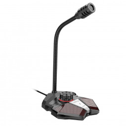VERTUX Condor High Sensitivity Omni-Directional Gaming Microphone With Volume Control Grey