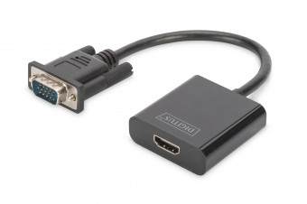 Digitus VGA to HDMI Converter + Audio (3.5mm)