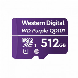 Western Digital 512GB microSDXC Class10 UHS-I (U1) Purple QD101