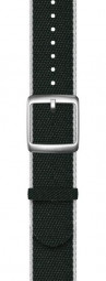 Withings Recycled Woven PET Wristband 20mm Khaki Green, White & Silver