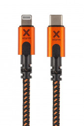 Xtorm CXX003 Xtreme USB-C to Lightning Cable 1.5 Meter Black/Orange