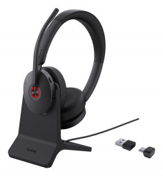 Yealink BH74 Teams Bluetooth Headset with Stand Black