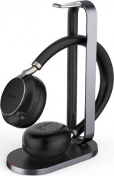Yealink BH76 UC USB-A Wireless Bluetooth Headset with Charging Stand Black