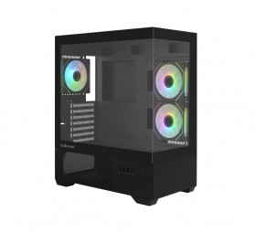 Zalman Chronix RGB Tempered Glass Black