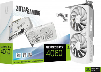 Zotac GeForce RTX 4060 8GB DDR6 Twin Edge OC White Edition